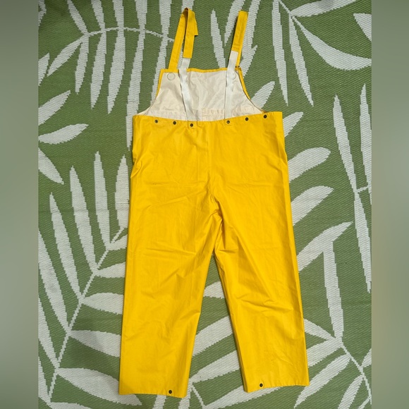Vibrant Yellow Water Proof Suspenders, Open Road - Picture 3 of 3